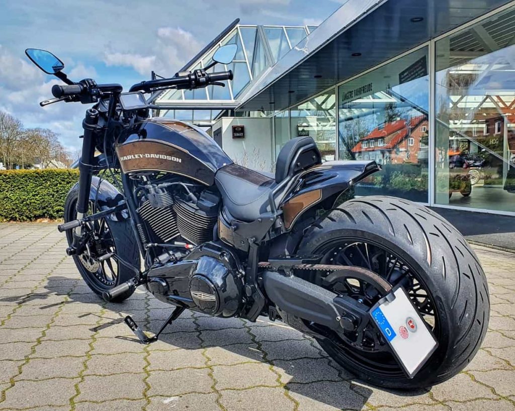 Harley-Davidson FXDR Umbau 2021 - Hinten Links