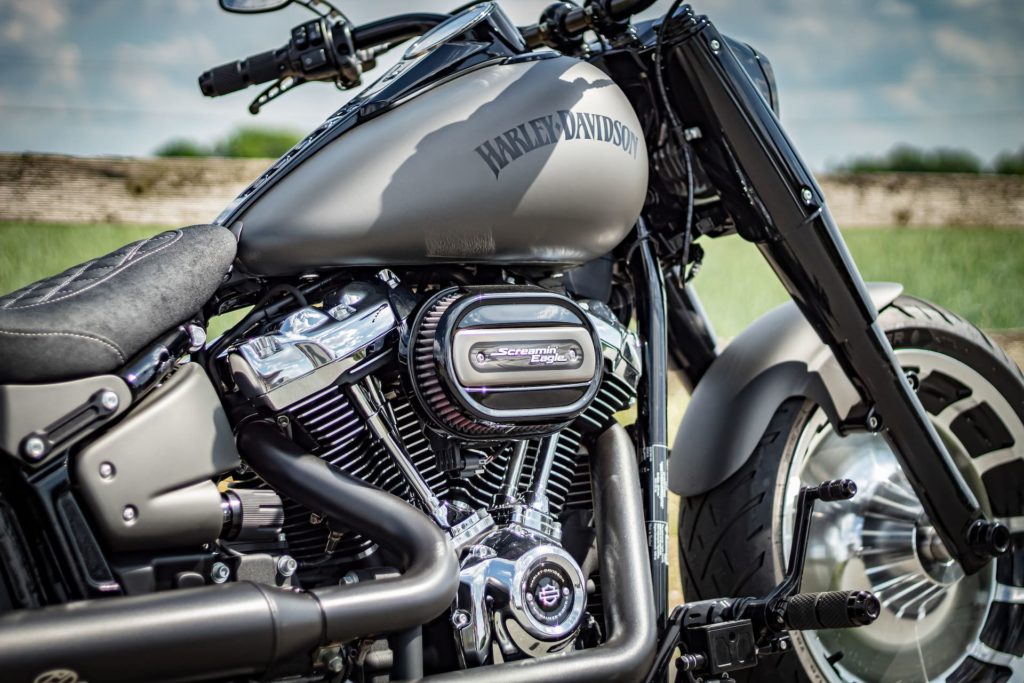 Harley-Davidson Fat Boy 2021 - Custombike Detailansicht Motor