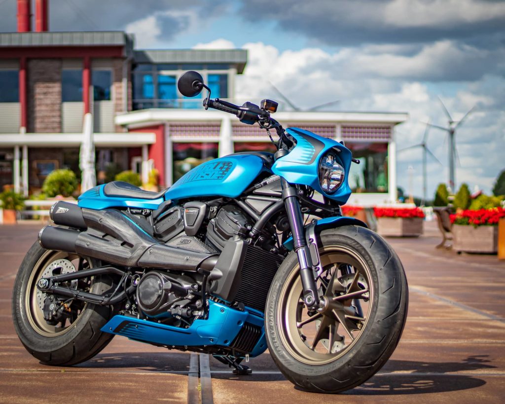 Seitenansicht Harley-Davidson Sportster S Custombike