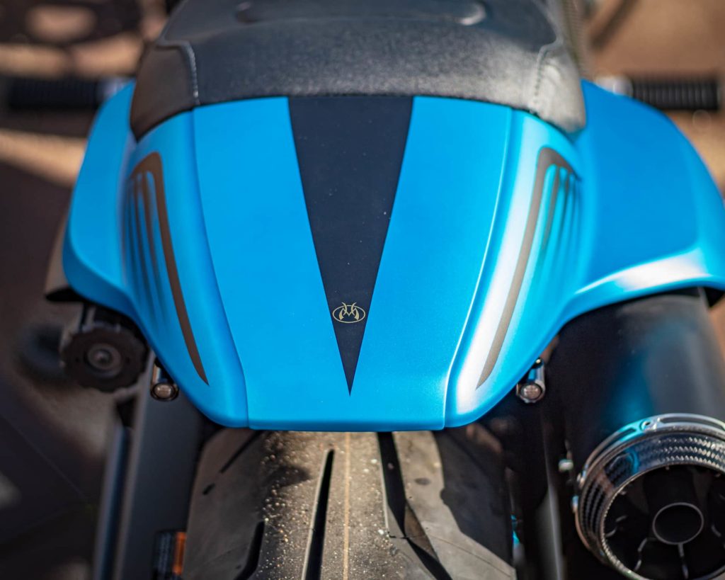 Detailansicht Höcker Harley-Davidson Sportster S Custombike