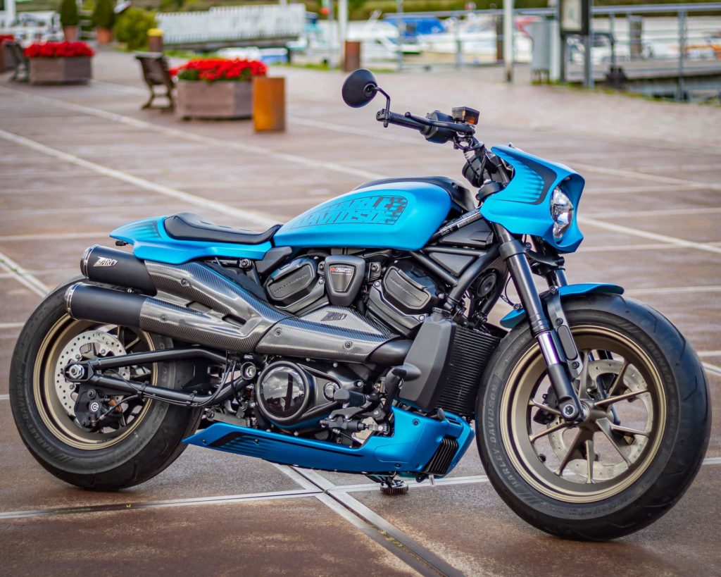 Seitenansicht Rechts Harley-Davidson Sportster S Custombike