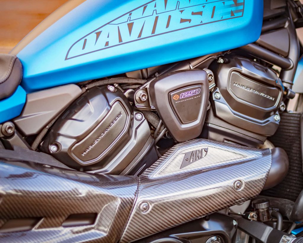 Detailansicht Motor rechts Harley-Davidson Sportster S Custombike