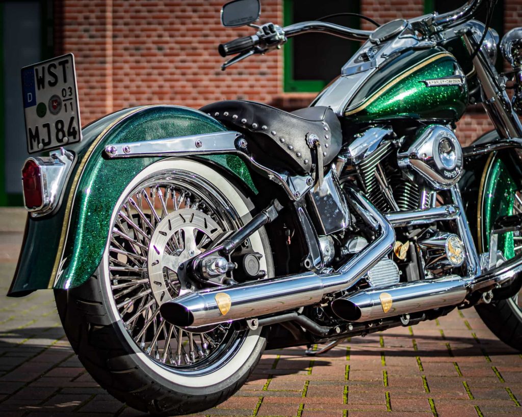 Harley-Davidson Softail Heritage - Custombike Heckansicht