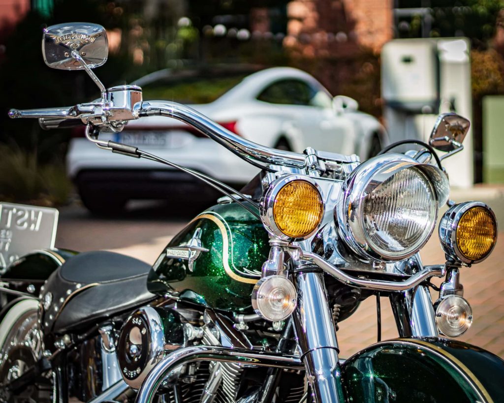 Harley-Davidson Softail Heritage - Custombike Scheinwerfer
