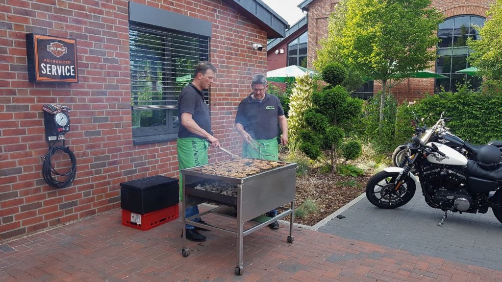 Neukundenausfahrt 2018 Action am Grill