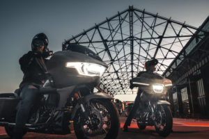 Die Harley-Davidson CVO Modelle 2023 in einem Bild.