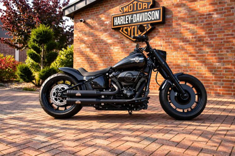 Harley-Davidson Fat Boy 117 – Custom-Umbau in Anthrazit Metallic