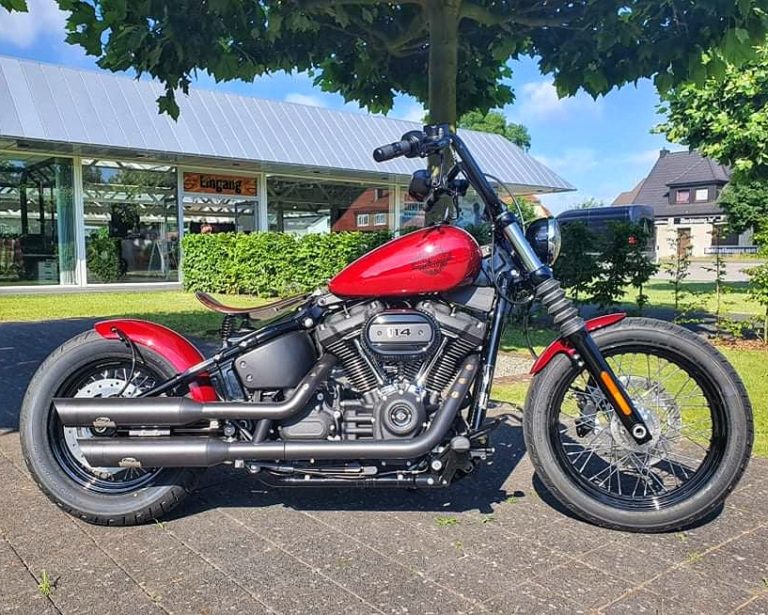 Harley-Davidson Street Bob Umbau 2021 - Die "Red Bob"